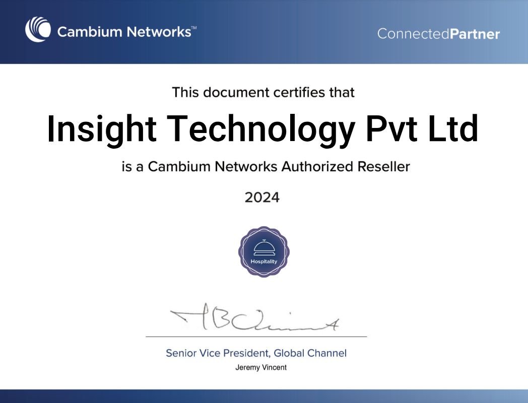 Insight Technology Authorized Reseller Of Cambium Networks